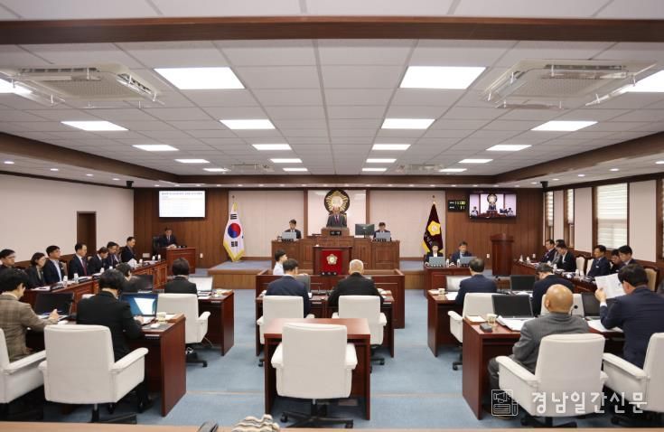 제286회 합천군의회 제2차 정례회 제2차 본회의 개회