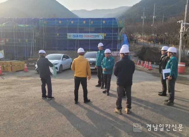 정영철 산청부군수, 정수장 현장 점검