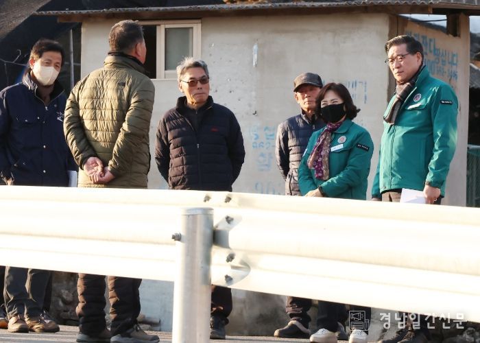 진병영 함양군수, 강추위 속 민생 위한 현장행정 이어가