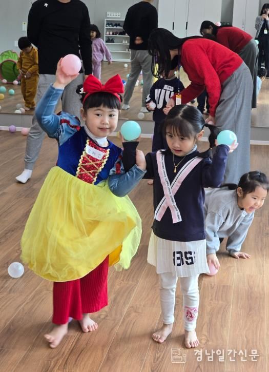 산청군가족센터, 유아체육 프로그램 운영5월 3일까지 매주 토요일