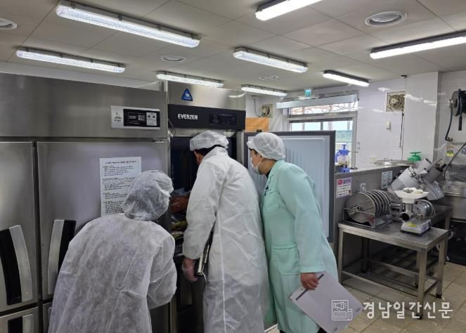 고성군, 봄 신학기 맞아 학교․유치원 집단급식소 식중독 예방 합동점검 실시