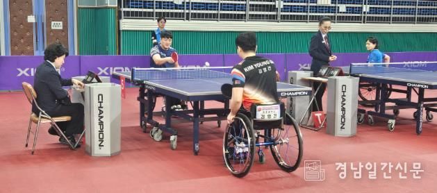 경상남도 장애인탁구협회장배 전국장애인탁구대회 성료