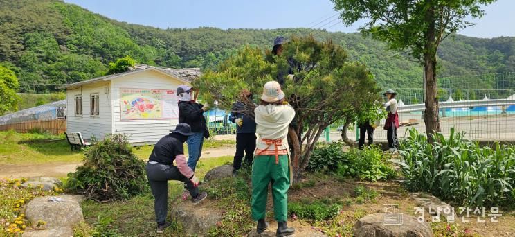 하동군 시민정원사 교육생, 꽃양귀비 축제서 실력 뽐내