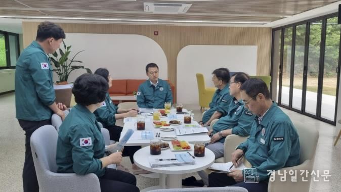 합천군 장재혁 부군수, 필드형 기억채움농장 시설 현장점검