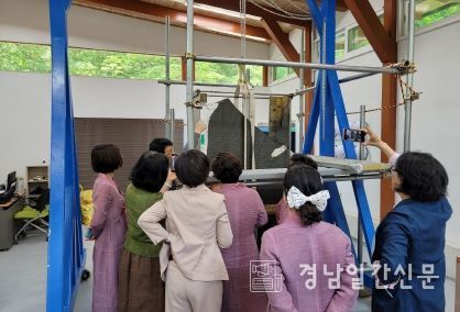 국가유산청 출범 기념 수리 현장 설명회