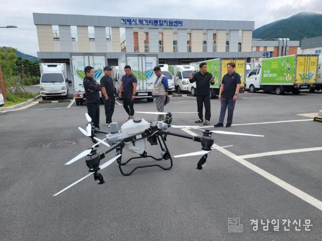 거제시, 벼 병해충 항공방제 기술교육 실시