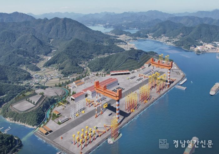 고성 양촌·용정 일반산업단지 전경