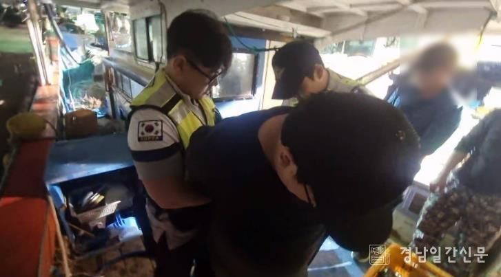 사천해경, 야간 선박 절도 사건 적극대응으로 민생침해범죄 사전 차단