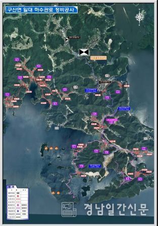 구산면 계획평면도