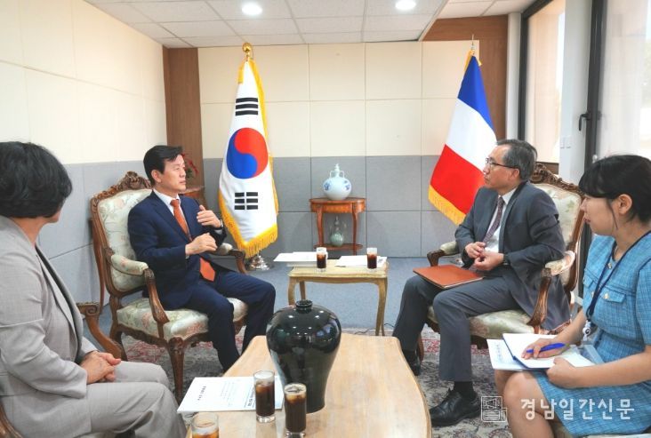 문승현 주프랑스 한국대사 만나 문화ㆍ항공 분야 지원 협