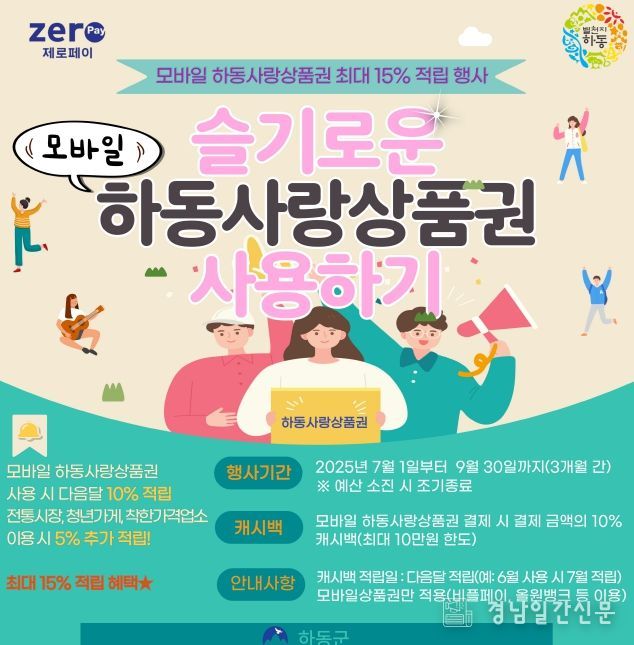 모바일 하동사랑상품권