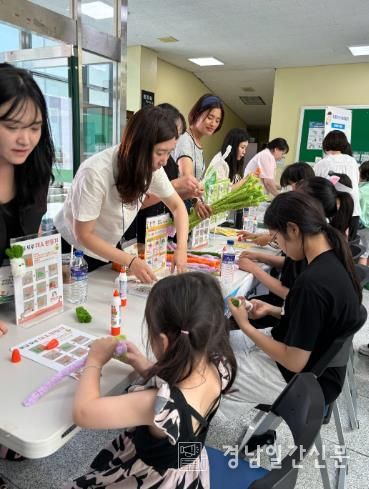 거제시 어린이·사회복지급식관리지원센터, 건강한 식습관 체험 부스 운영