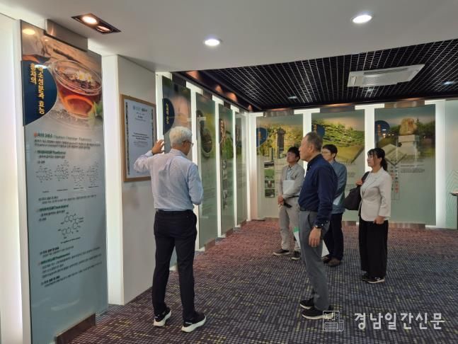 한국농촌경제연구원장, 하동차&바이오진흥원 방문..차 산업 발전 논의