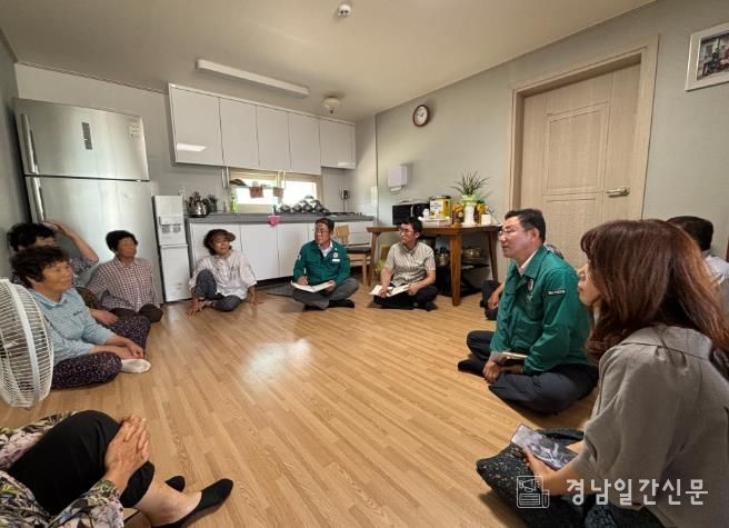 고성군, 여름철 폭염 대응을 위한 무더위쉼터 등 현장 점검 실시