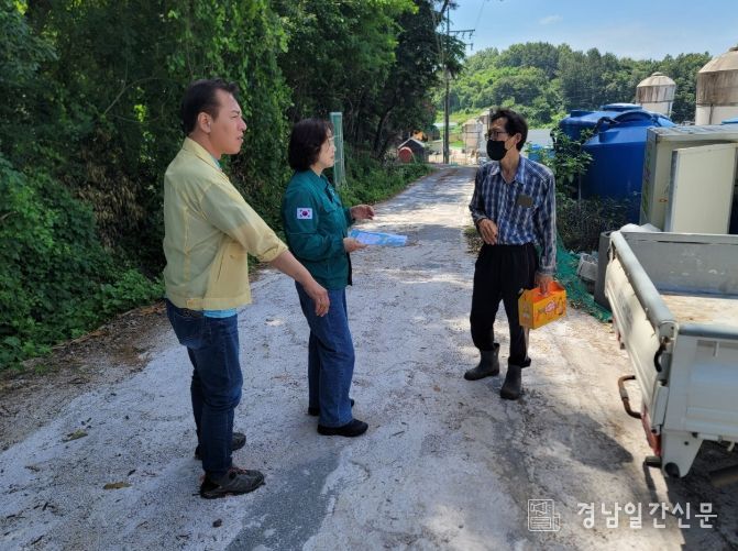 가축 폭염 피해 예방 현장점검 및 지도