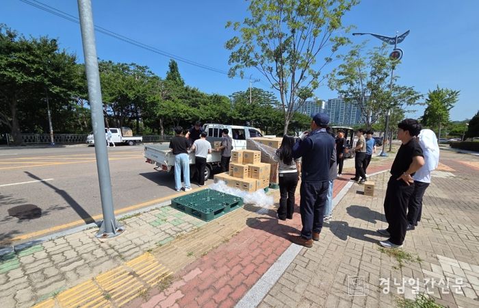 수자원공사 경남서부권지사, 병물 사천시 지원