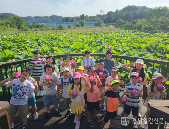 함안박물관, 7월‘아라홍련 페이퍼 플라워 무드등 만들기’ 교육프로그램 성료