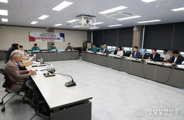고성군, 2025년 3분기 고성군 통합방위협의회 개최