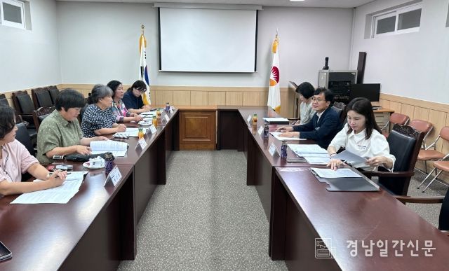 전국여성농민회 경남연합 임원들과의 간담회