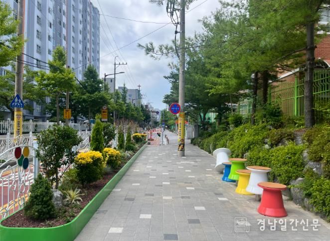 통영시 자녀안심 그린숲 조성 완료