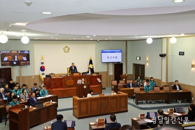 제313회 함안군의회 임시회 개회