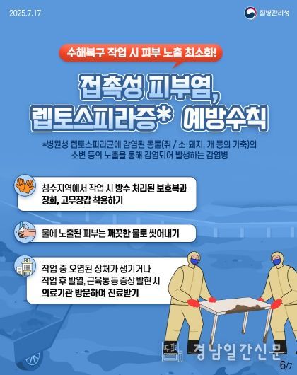 의령군, ‘수해지역’, 철저한 위생관리 당부