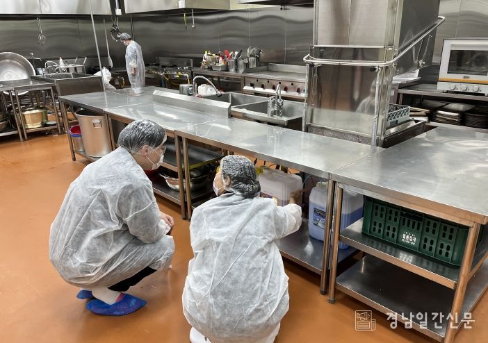 사천시, 우리아이 건강도시락 지원사업 도시락 공급업체 위생점검