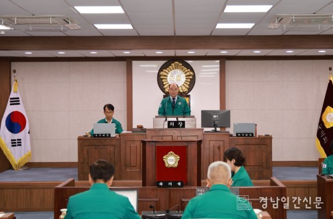 제291회 합천군의회 임시회 개회