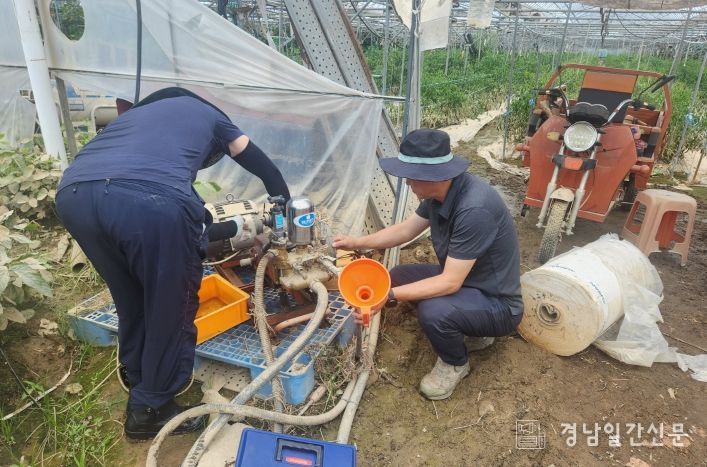 진주시, 집중호우 피해 농업인 긴급 지원