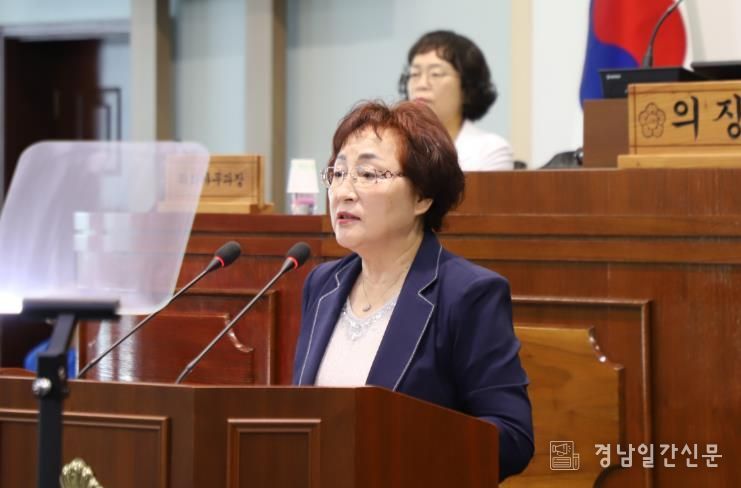 제313회 함안군의회 임시회 안말남 의원 군정질문