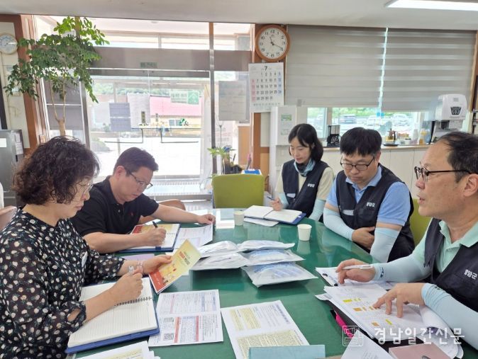 소속 근로자 온열질환 예방키트 전달