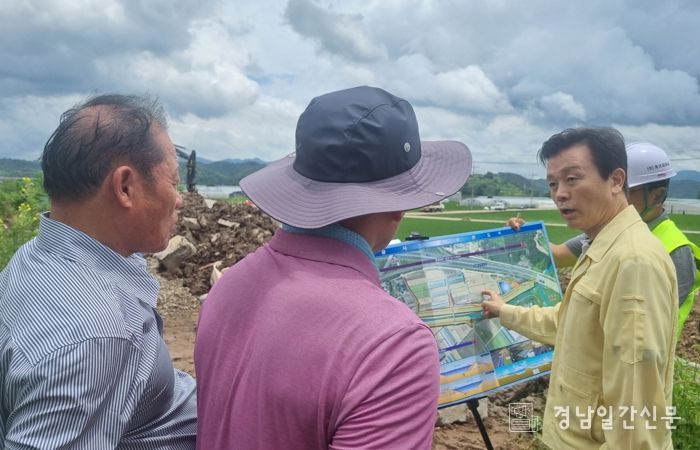 진주시, 집중호우 피해 신속한 복구 총력 대응 중