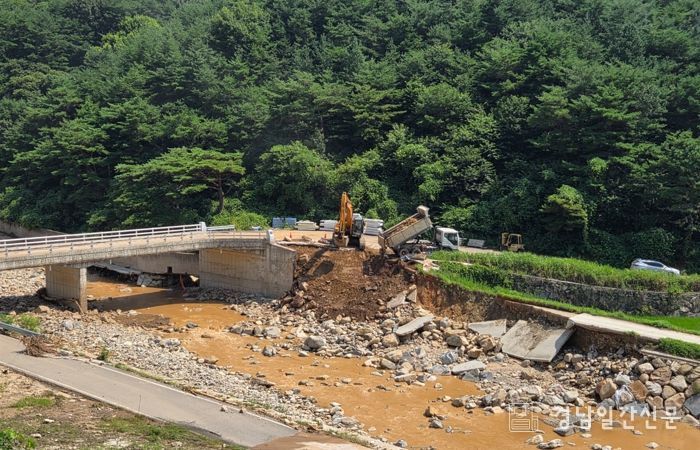 산청군, “폭염 속 집중호우 피해 복구 안전에 만전”