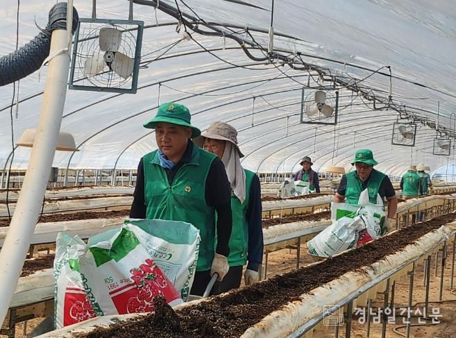 새마을운동 남해군지회, 산청군 수해복구에 구슬땀