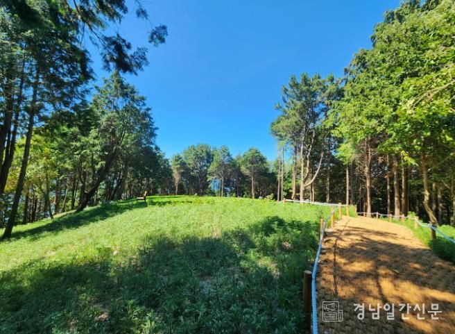 통영시, 이순신공원 내 산림공원 조성 완료