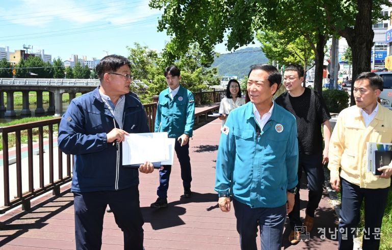 구인모 거창군수, 월성청소년수련원 등 주요 사업장 점검