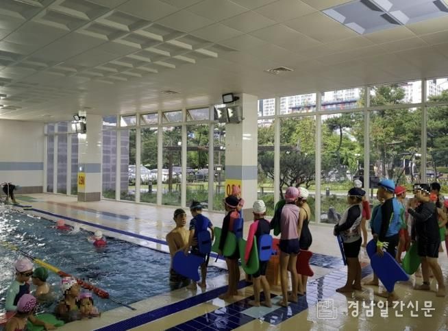 창원보건소 여름방학 특강 어린이 수영교실