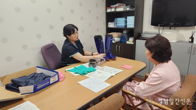 통영시, 여성농업인 특수건강검진 첫 시행 ‘큰 호응’ (농약중독예방교육)