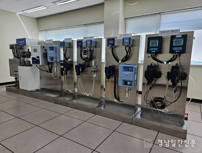 신도시정수장 수질자동측정기 교체 완료