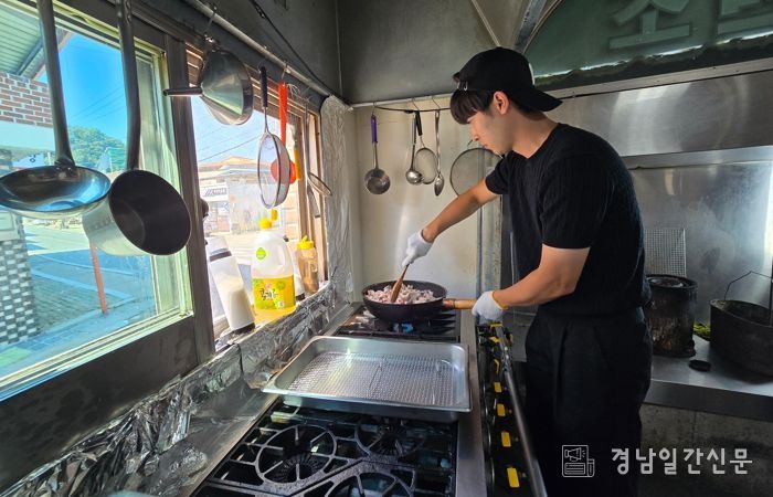 의령 대의 수해 피해 주민들