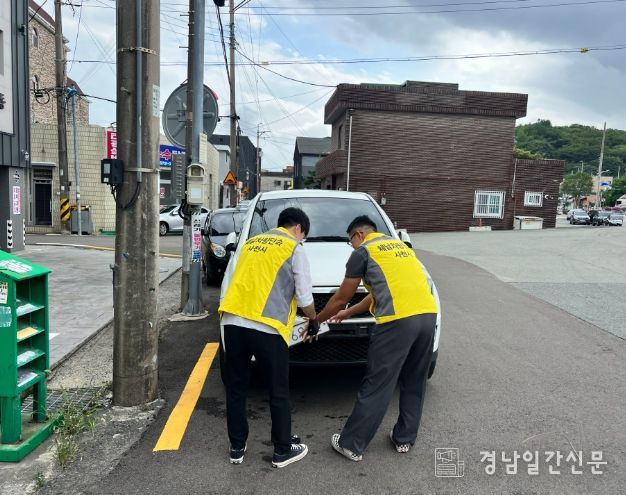 사천시, 지방세 및 과태료 체납차량 번호판 집중 영치 기간 운영
