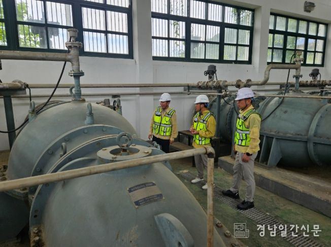 한국농어촌공사 사천지사 집중호우 대비 저수시설 및 양·배수장 등 농업기반시설 집중 점검