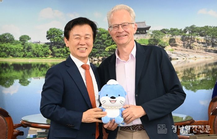 조규일 진주시장, 주한 스웨덴 대사 만나 기업협력 요청