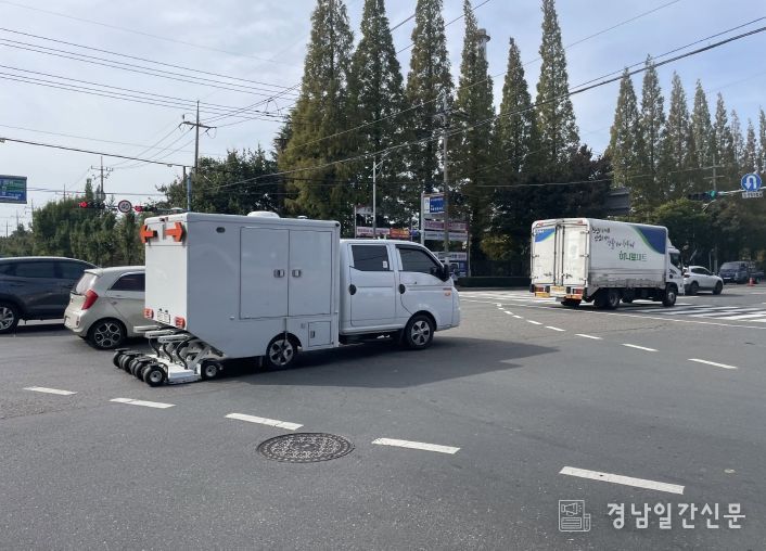 진주시, 하수관로 정비사업 박차 -GPR탐사