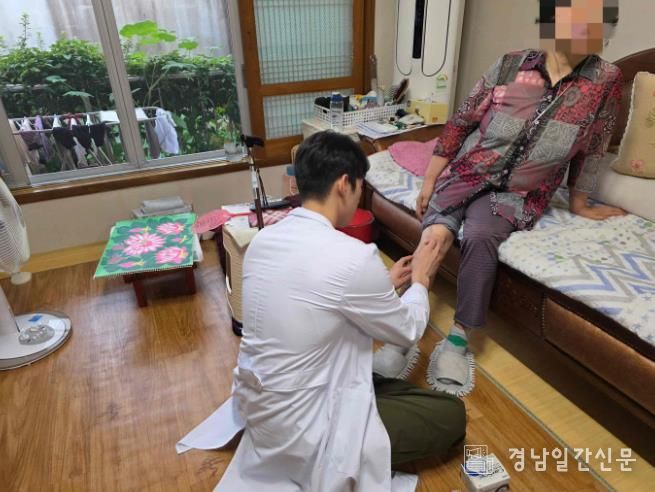 중증장애인 맞춤형 방문재활서비스 장면