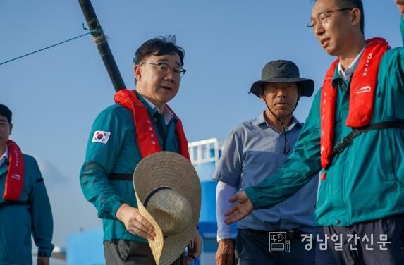 해상가두리 양식장 점검