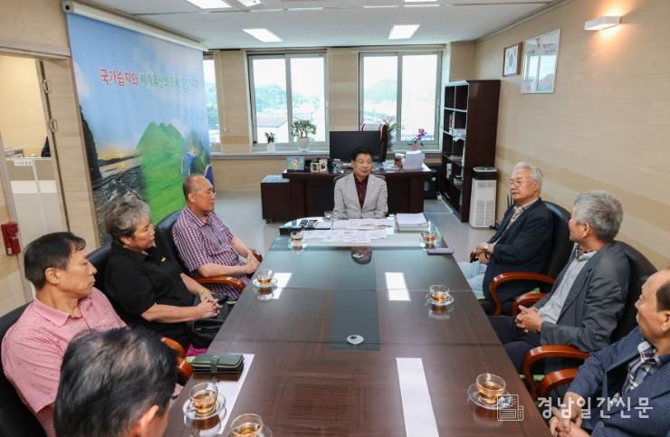 고성군수, 고성시장상인회와의 소통 간담회 개최