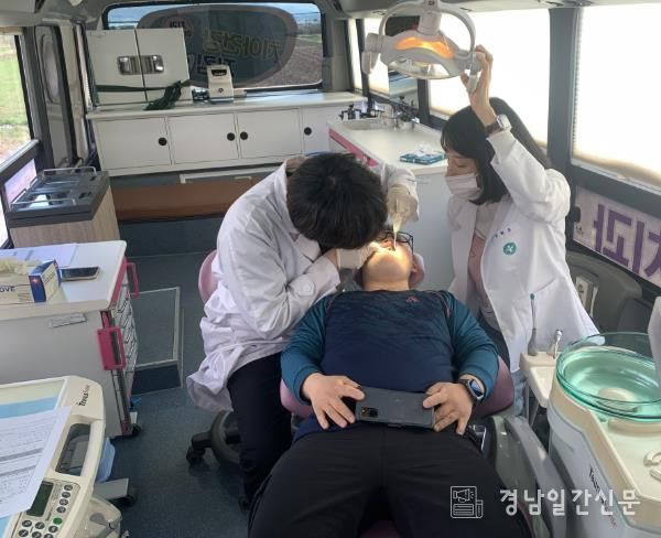사천시, ‘찾아가는 구강보건 이동진료차량’ 운영