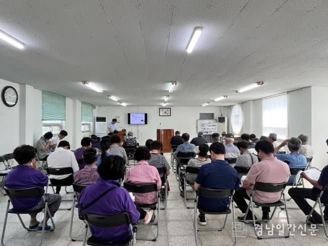 사천시,‘새신수도호 대체 선박 건조 실시설계용역’ 주민설명회 개최