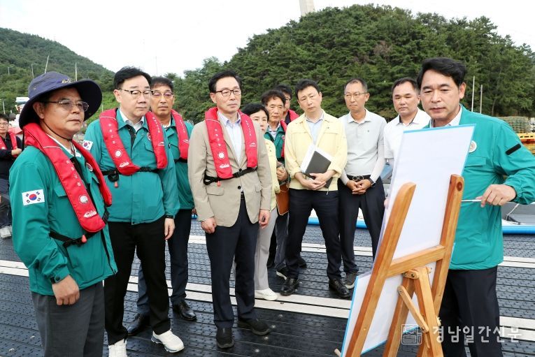 적조피해 및 방제 현장점검